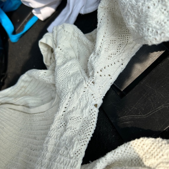 Free People Cream Textured Top - Picture 5 of 5